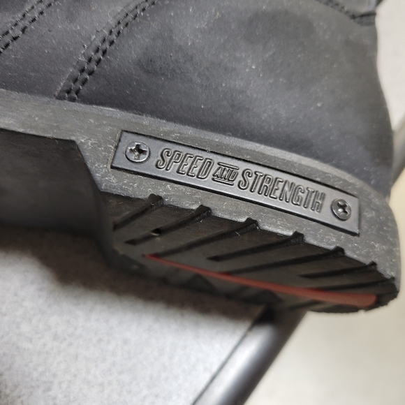 Speed And Strength Hard Knock Life Motorcycle Boots Men's Size 11 Excellent Cond - Picture 6 of 10